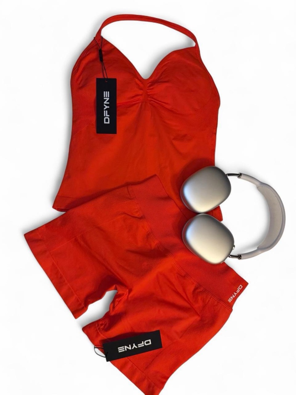 Impact Longline Strappy Top chilli set